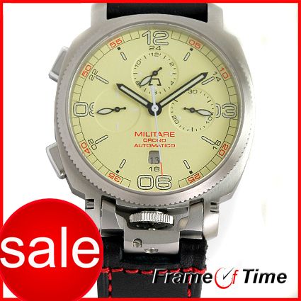 Anonimo Militare Crono Opera Meccana Yellow Watch 2007  