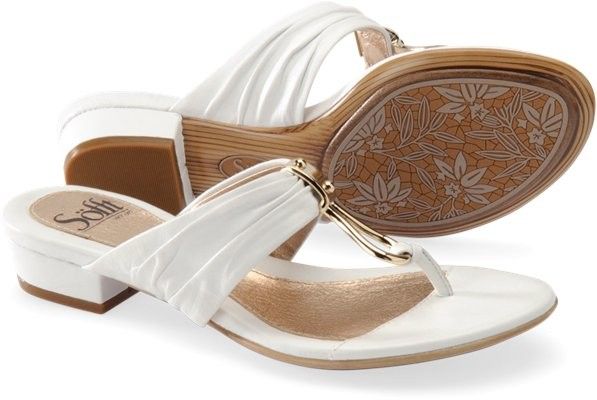 SOFFT BRESCIA WOMENS LEATHER THONG SANDALS SHOES  