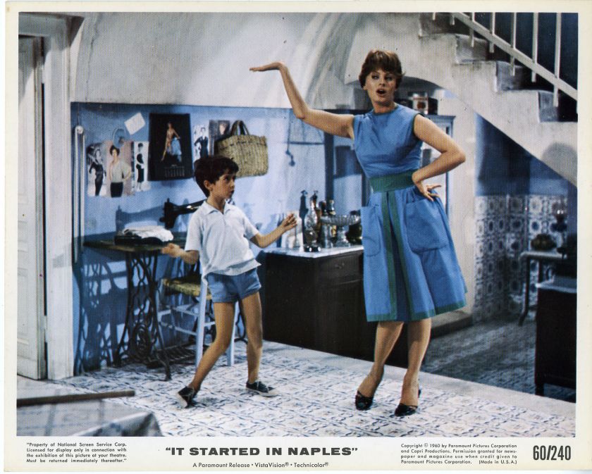 IT STARTED IN NAPLES (1960) COLOR STILL SET OF 12 LOREN  