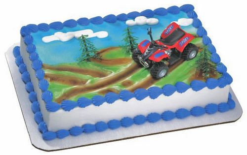 ATV #2 CAKE DECORATING KIT Four Wheeler Topper Sports  