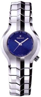 GORGEOUS TAG HEUER LADIES ALTER EGO WP1313.BA0751 BLUE POLISHED STEEL 