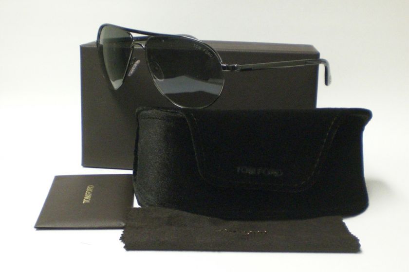 TOM FORD MARKO TF144 TF 144 GUNMETAL 08B SUNGLASSES  