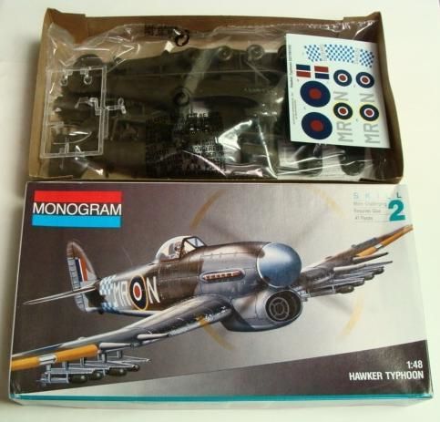 Monogram Hawker Typhoon Model 1/48 kit 5221  