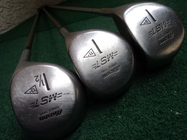 3x MIZUNO MST DRIVERS 1,1,1 1/2; 9*,11*, 13* GOLF CLUBS RH  