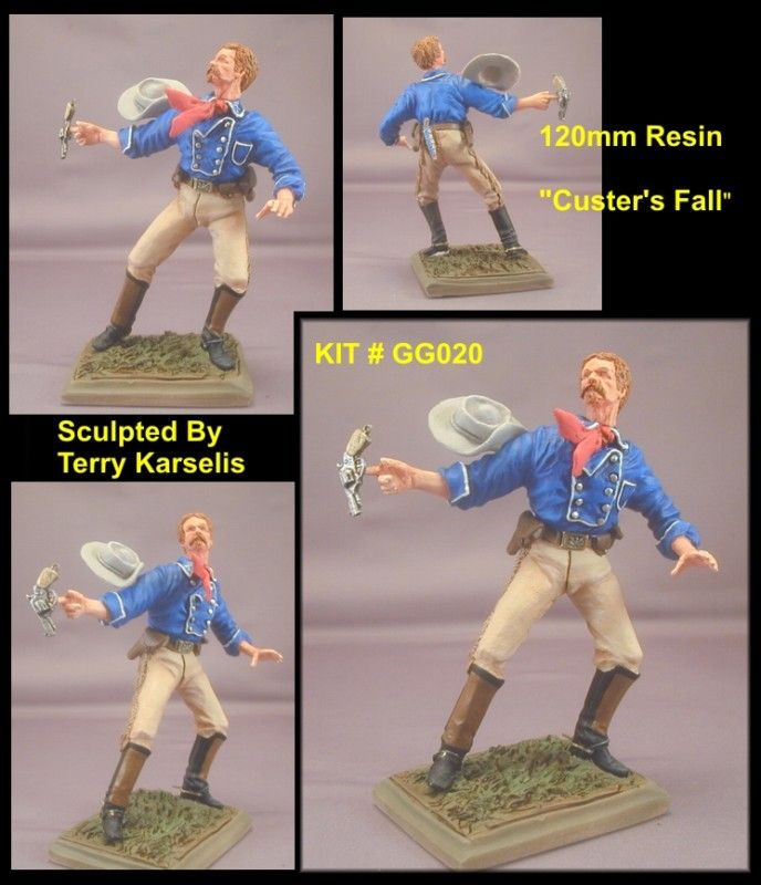 120mm 7th Cavalry G.A. Custer Little Big Horn Kit NEW  