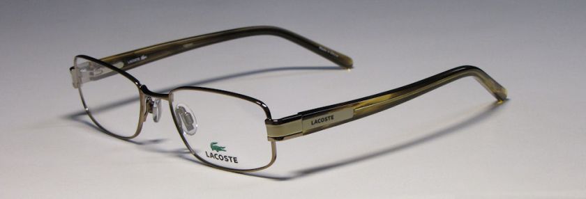 NEW LACOSTE 12234 52 18 135 DESIGNER SHINY BROWN EYEGLASSES/GLASSES 