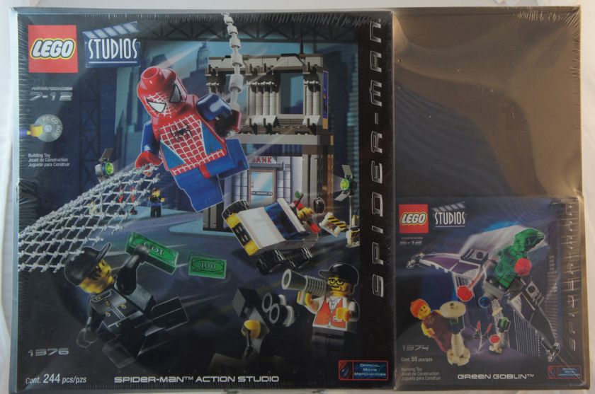   Man Lego Value Pack 1376 Action Studio & 1374 Green Goblin NEW  