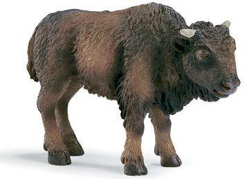 Schleich Retired American Bison Calf 14350 New With Tags RARE  