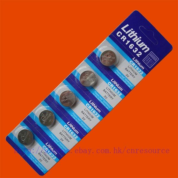 5PCS CR1632 BR1632 1632 LITHIUM BATTERIES FREESHIP  