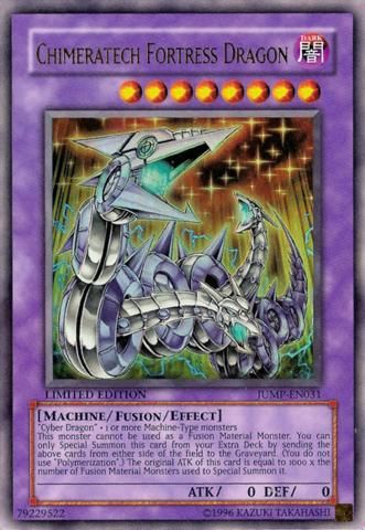 1x Chimeratech Fortress Dragon Yu Gi Oh 1st Ed. Near M  