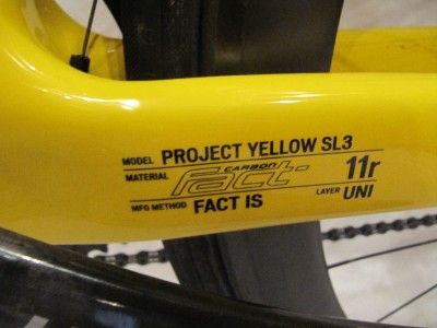 2011 Specialized S Works Tarmac Limited Edition Yellow Sram Red 