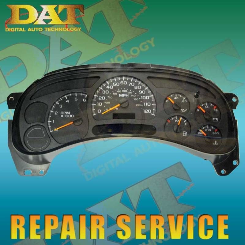 2003 2004 2005 TAHOE SPEEDOMETER CLUSTER GAUGES REPAIR  