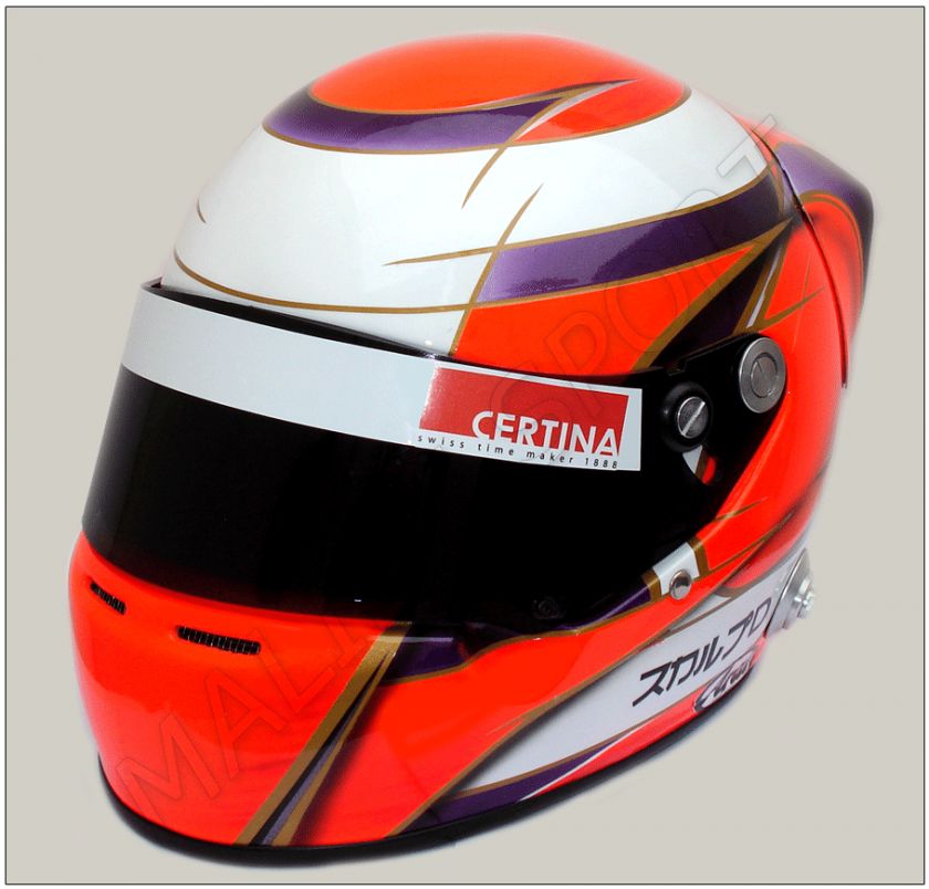 KAMUI KOBAYASHI FORMULA F1 REPLICA HELMET SCALE 11 NEW  