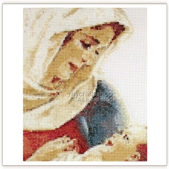 PREORDER FINISHED COMPLETED CROSS STITCH Mother  