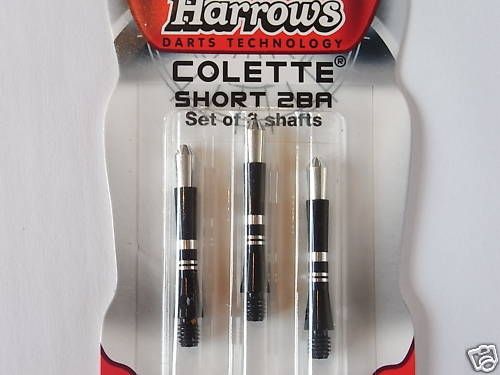 HARROWS COLETTE Shafts/Stems 2BA Black Short  1 Set  