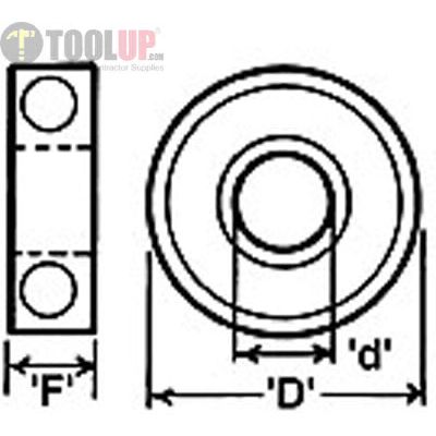 Amana 47701 1/4 ID x 1/2 OD Bearing Router Bit  