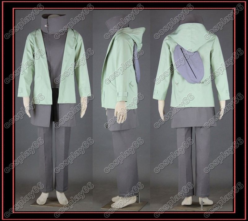 Naruto Shino 2th Cosplay Costume Any Size  