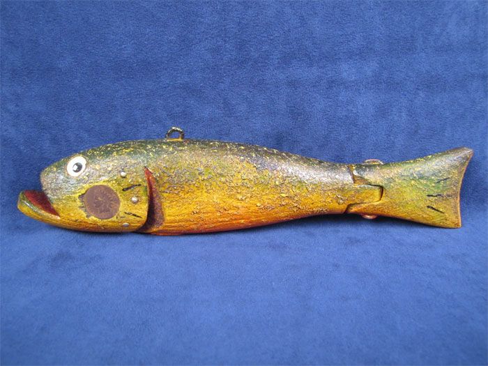 This Duluth Fish Decoy would look fabulous on display, and of course 