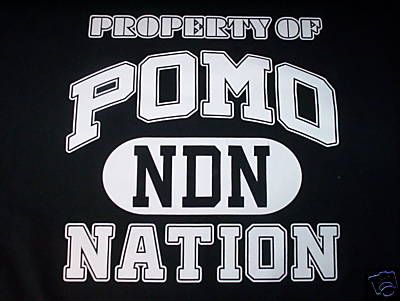 Property of Pomo Native American Indian pride t shirt  