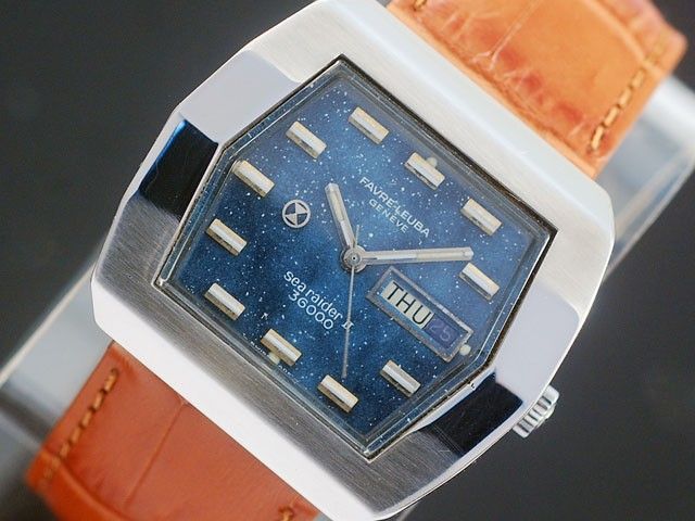 Favre Leube Sea Raider II 36000 Automatic Vintage Watch  