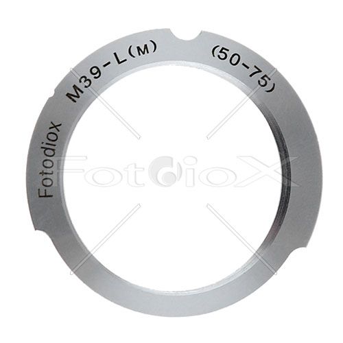 50mm/75mm Leitz M39 thread Lens to Leica M adapter  