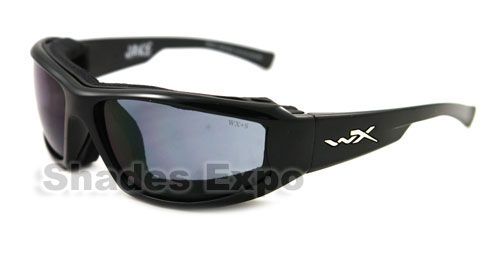 NEW WILEY X SUNGLASSES WX CCJAK01 BLACK JAKE AUTH  