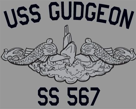 US Navy USS Gudgeon SS 567 Submarine T Shirt  