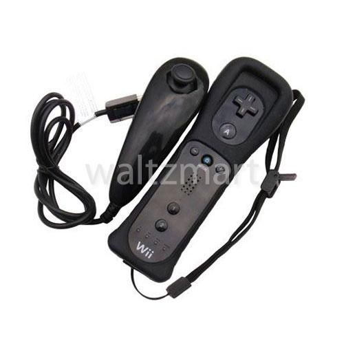   Nunchuck Controller Set +Silicone Case For Nintendo Wii Wiimote  