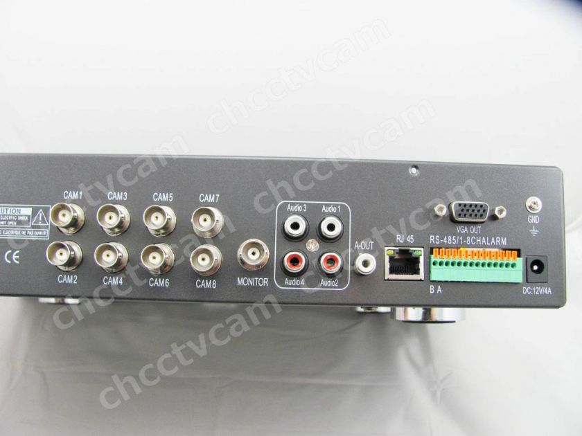 8CH H.264 Digital Video DVR Recorder With 1TB Hard Disk  