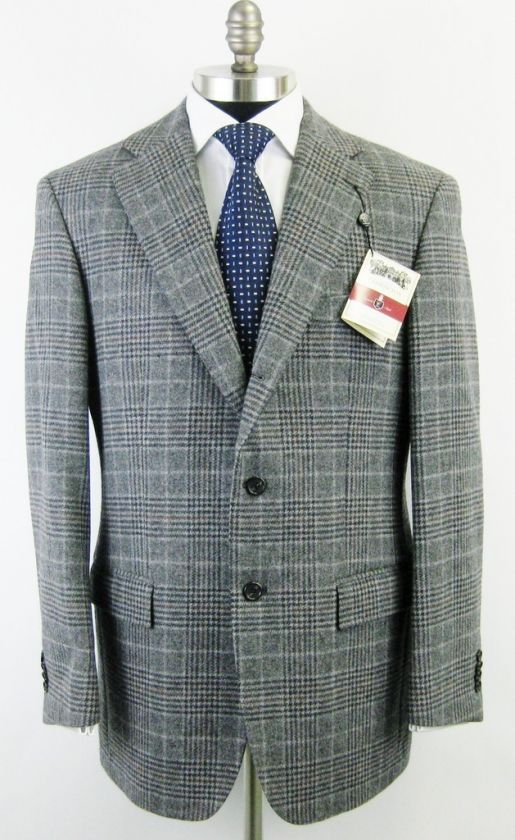 New HOUSE of CARRINGTON Gray Sport Coat 44 44L NWT $795  