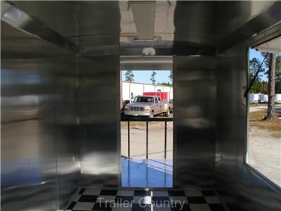 NEW 7x20 7 X 20 Enclosed Concession Food BBQ Trailer  