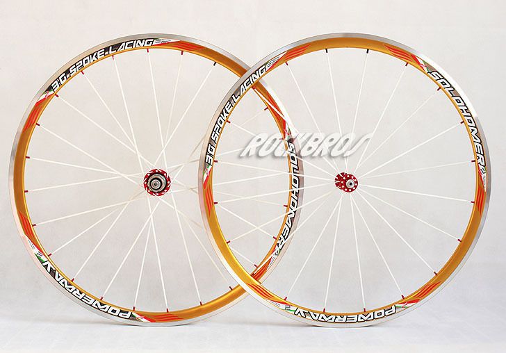 2011 POWERWAY Road Wheelsets Solohomer 2 Sh​imano Gold  