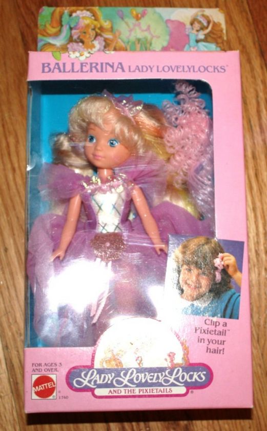 New Lady Lovely Locks Lady Lovelylocks Vintage Rare NIB Mattel  