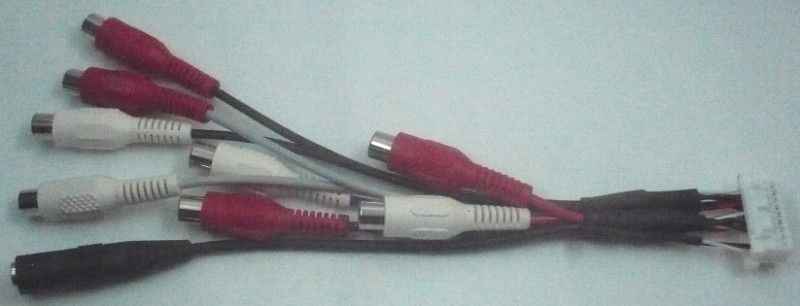 CLARION A/V RCA HARNESS DXZ955MC DXZ 955MC ORIGINAL  