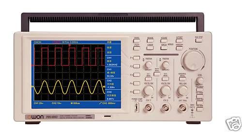 OWON 7.8 color OSCILLOSCOPE 25MHz 5022S+ battery USB  