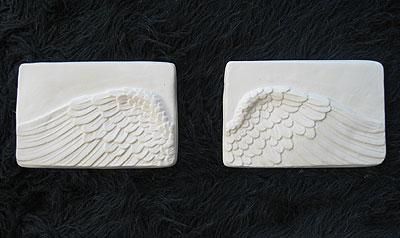 ANGEL WINGS WALL ART SCULPTURE PLAQUE HOME DECOR SET www.NEO MFG