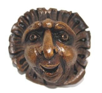 Medieval Carving Corbel Gargoyle English Green Man Gift  