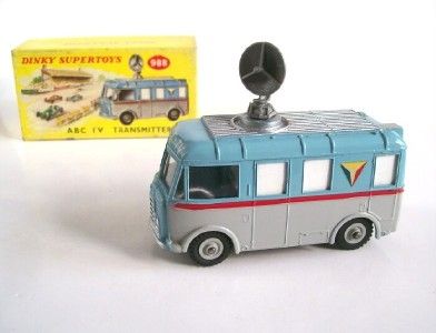 DINKY 988 ABC TV TRANSMITTER VAN, RARE, 1962, MIB  