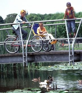   to stop and take part in other activities along the way the wheelchair