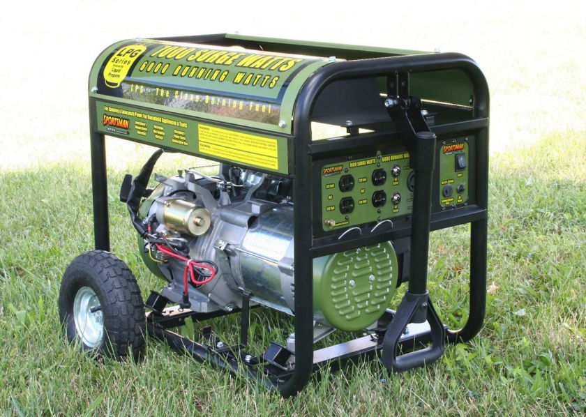   Series 6KW running Propane Generator NEW 90 Day Warranty 