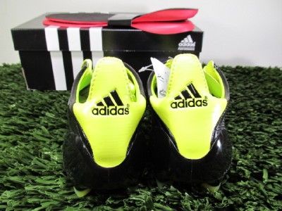 Adidas F50 Adizero TRX HG Syn Soccer Cleats Boots BLACK/ELECTRIC NEON 