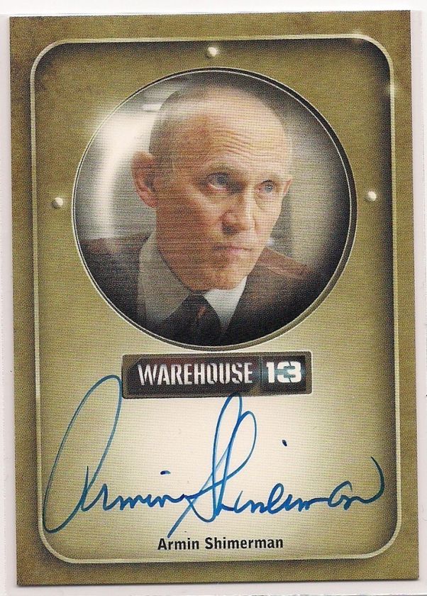 WAREHOUSE 13 AUTOGRAPH AUTO CARD SHIMERMAN STAR TREK  