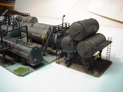 HO VOLLMER,FALLER,KIBRI,FLEISCHMANN,WIKING,WW2 FUEL DEPOT,FITS ROCO 