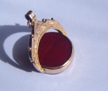 9ct gold Chester 1920s rotating watch gob  