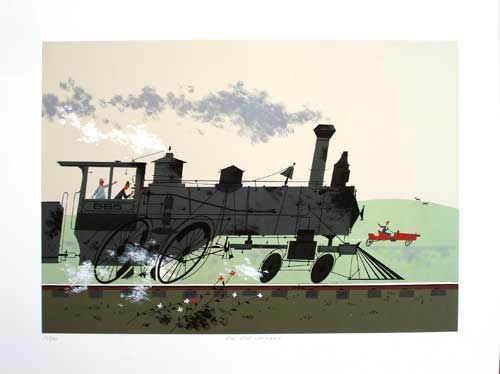 Charley/Charles Harper   Bye Bye Steamer   Ltd Ed.  COA  