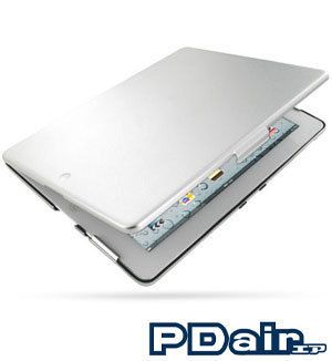 PDair Silver Aluminium Metal Hard Case for Apple iPad 2  