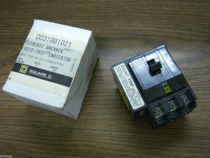   QO31001021 QO CIRCUIT BREAKER WITH VISI TRIP INDICATOR NEW  