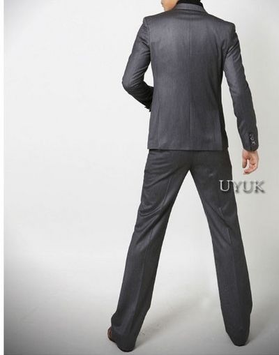 Premium Mens Slim Fit One Button Dress Suit #23  