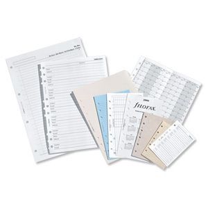 FILOFAX POCKET SIZE DIARY REFILL ORGANISER VARIOUS INSERTS  