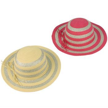 Kids Girls 6 12 Age UPF 50 Beach Summer 2 Tone Silver Floppy Bucket 